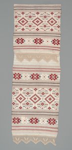Tkanina ceremonialna, ok.1940-1960 (bawełna) autorstwa Mayan Mayan