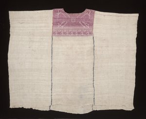 Cofradia huipil, prawdopodobnie ok. 1875 (bawełna, jedwab) autorstwa Mayan Mayan