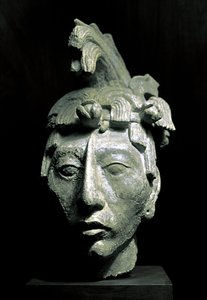 Głowa wojownika (rzeźba, ok. 683) autorstwa Mayan Mayan