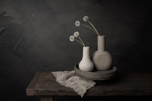 Minimalistyczne wazony kwiatowe autorstwa Mayra Pama