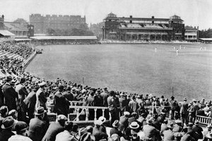 Mecz krykieta, boisko do krykieta Lords, Londyn, 1926-1927. autorstwa McLeish