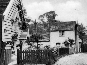 Drewniane domki Hadley Green, Londyn, 1926-1927. autorstwa McLeish