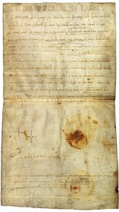 Dyplom Filipa I na rzecz opactwa św. Krepina w Soissons, z podpisem Anny Kijowskiej, królowej Francji, 1063 autorstwa Medieval Document