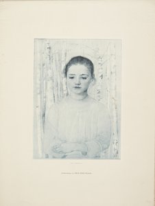Portret kobiecy, półdług autorstwa Mediz Pelikan, Emilie