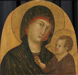 Dziewica i Dziecko Madonna z Dzieciątkiem autorstwa Meester van Badia a Isola