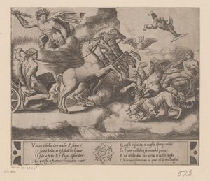 Samochody Wenus i Apolla autorstwa Meester van de Dobbelsteen