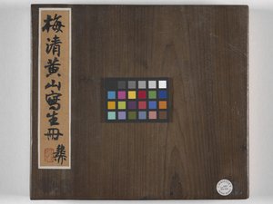 12 widoków Huangshan (atrament na jedwabiu) autorstwa Mei Qing