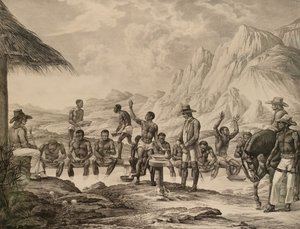 Pranie diamentów, Curralinho, 1823-1831. autorstwa Meier