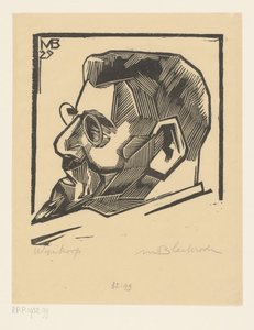 Portret Davida Wijnkoopa (tytuł na obiekcie) autorstwa Meijer Bleekrode (signed by artist)