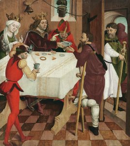 Jałmużna darowizna św. Oswald autorstwa Meister der Oswaldlegende