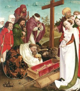Przeniesienie kości św. Oswald autorstwa Meister der Oswaldlegende