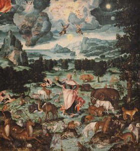Stworzenie Świata, 1575 autorstwa Melchior Bocksberger