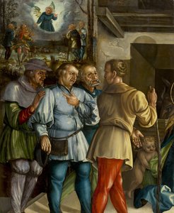 Adoracja pasterzy Feselena, Melchiora (ok. 1495-1538). Olej na drewnie