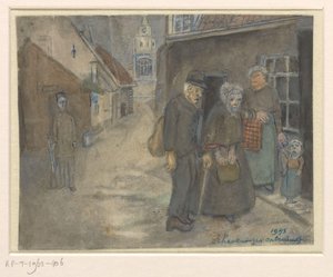 Górski krajobraz z drzewami iglastymi autorstwa Melchior Küsel (I)
