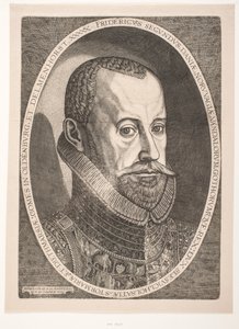 Król Fryderyk II autorstwa Melchior Lorck