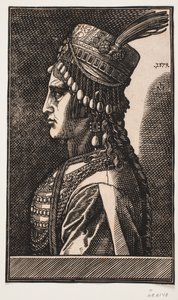 Szlachetna Turecka Dama autorstwa Melchior Lorck
