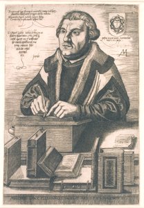Portret Marcina Lutra autorstwa Melchior Lorck