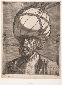 Książę Ismael, perski wysłannik autorstwa Melchior Lorck
