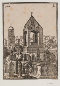 Tureckie groby autorstwa Melchior Lorck