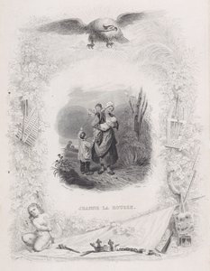 Jeanne the Redhead, z Pieśni Berangera, 1829.