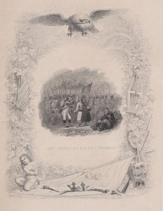 Galowie i franki, z Pieśni Bérangera, 1829