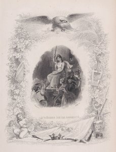 Bogini Wolności, z Pieśni Bérangera, 1829