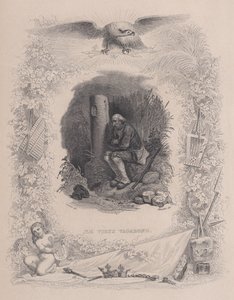Stary włóczęga z Dzieł wszystkich Bérangera, 1829.