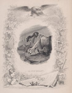 Żyd wędrowny, z Pieśni Berangera, 1829. Twórcy: Melchior Péronard, Joubert. autorstwa Melchior Péronard, Joubert