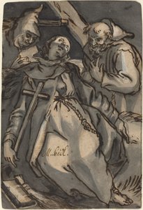 Święta Eufrozyna autorstwa Melchior Steidl after Abraham Bloemaert