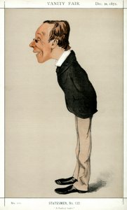 Radykalny przywódca, poseł Henry Fawcett, brytyjski polityk i ekonomista, 1872.