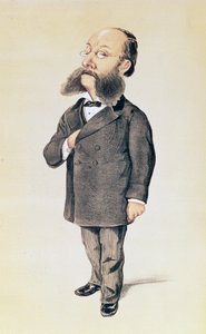 Paul Julius Reuter, rysunek z Vanity Fair, 1872 kolor litho