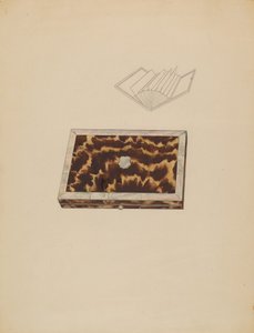 Etui na karty, c. 1936. autorstwa Melita Hofmann