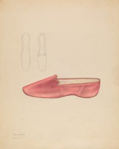 Pantofel damski, ok. 1900 r. 1936.