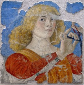 Anioł-muzyk Melozzo da Forli, ok. 1480 (fresk)
