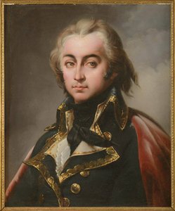 Jean Baptiste Cyrus de Timbrune de Thiembronne, hrabia Valence (1752-1822), znany jako Valence - przez Blondela, Merry Josepha (1781-1853). Olej na płótnie. Rozmiar: 65x54cm. Prywatna kolekcja autorstwa Merry Joseph Blondel