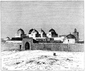 Meczet Mieczy, Kairwan, ok. 1890 r.