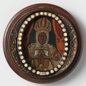 Czarna Madonna, anonimowa, 1650-99 autorstwa Mexican School