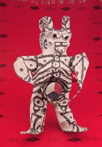 Figurka Dnia Zmarłych z Oaxaca (papier mache) autorstwa Mexican School