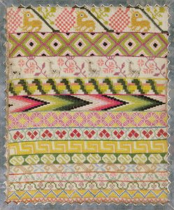 Próbnik haftu (bawełna) autorstwa Mexican School