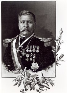 Portret Porfirio Diaza (1830-1915) autorstwa Mexican School