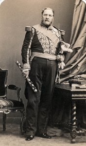 Portret marszałka Foreya (1804-1872) .Zdjęcie Mayera i Piersona