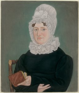 Portret kobiety w koronkowej czapce autorstwa Micah Williams