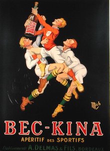 Plakat reklamujący „Bec-Kina”, francuski aperitif