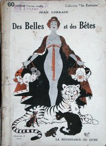 Okładka do „Des Belles et des Betes”, Jean Lorrain (1855-1906) c.1920 (kolor lito)
