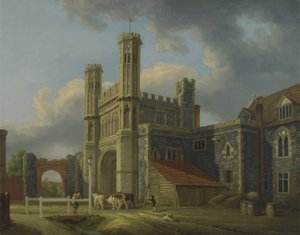 Brama św. Augustyna, ok. 1778 (olej na płótnie)