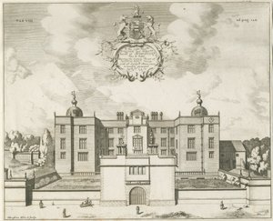 Sala i Park Beaudesert: miedzioryt, nd [1653-1686] autorstwa Michael Burghers