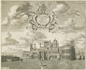 Fisherwick Hall: miedzioryt, nd [1653-1686] (druk) autorstwa Michael Burghers