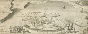High Offley - Shebben Pool: rycina, bd [1653-1686] (druk) autorstwa Michael Burghers