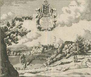 Prestwood Hall: grawerowanie, nd [1653-1727]