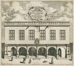 Stafford - Shire Hall: miedzioryt, nd [1686] autorstwa Michael Burghers